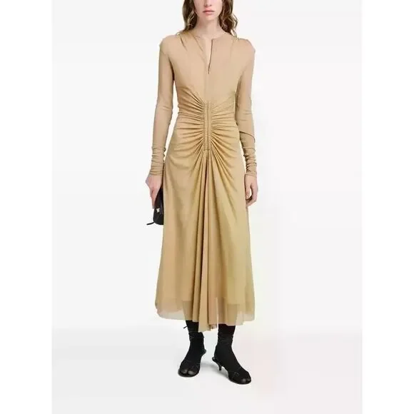 Proenza Schouler | Dresses | Proenza Schouler Kerstin Ruched Crepe Jersey  Mididress Us 590 | Poshmark